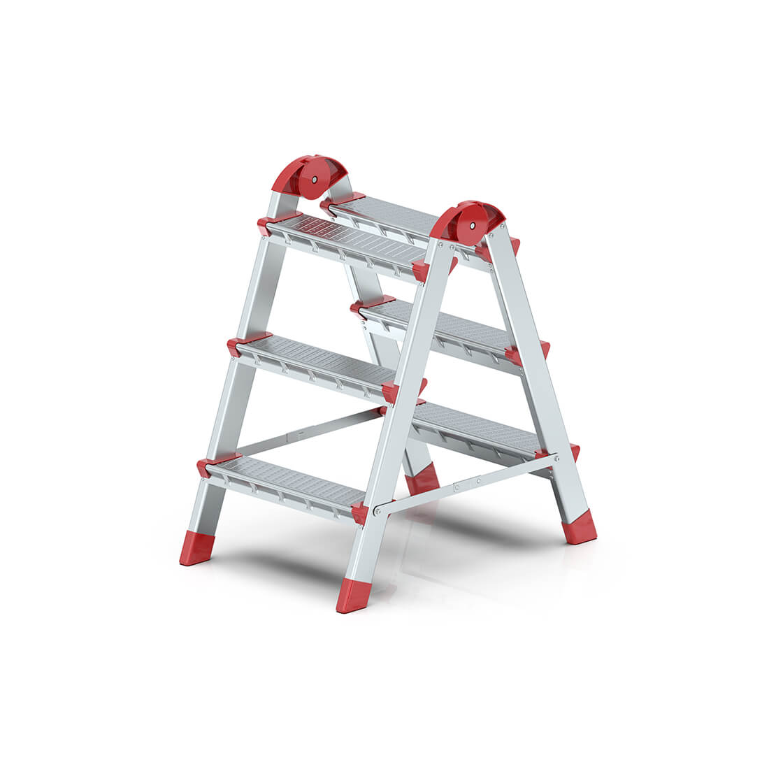 Çift Taraflı Metal Merdivenler