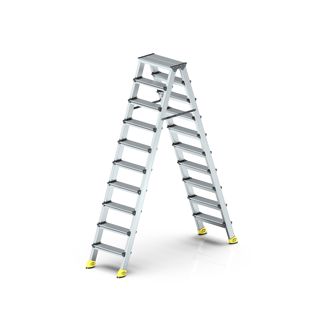 10+10 Çift Taraflı Alüminyum Merdiven