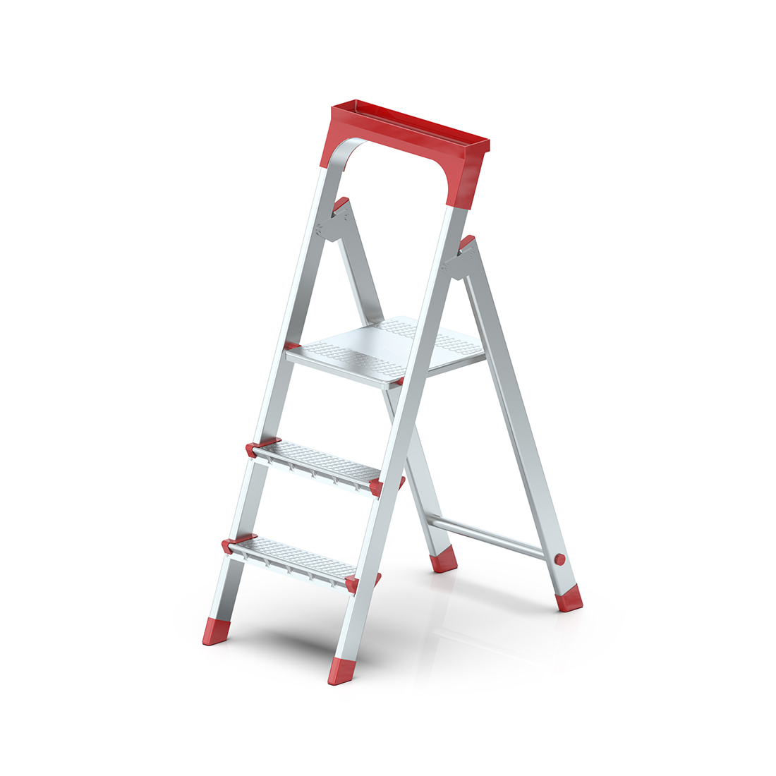 2+1 Galvanizli Profil Merdiven