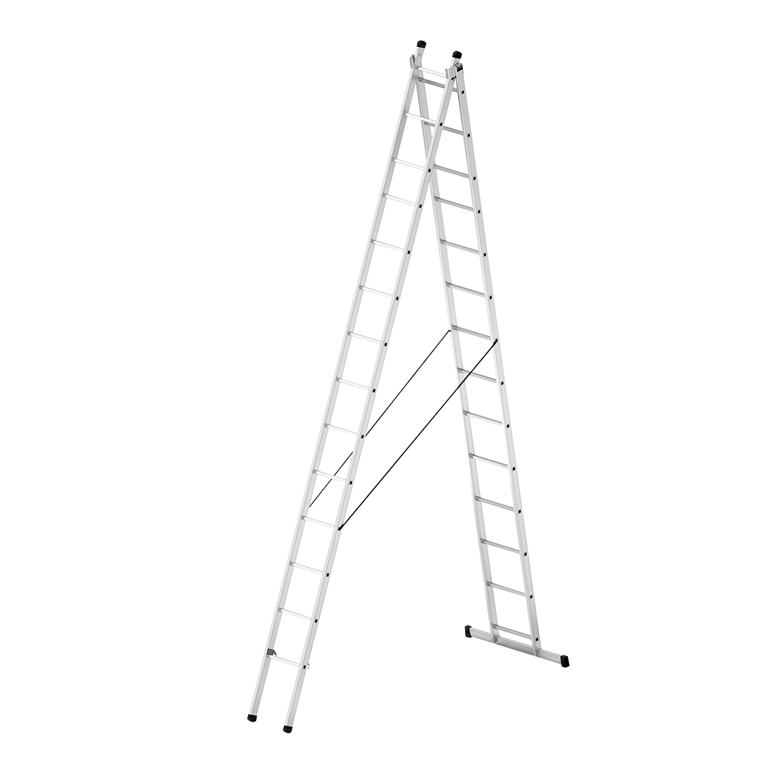 2x4 8 Metre A Tipi Sürgülü Alüminyum Merdiven