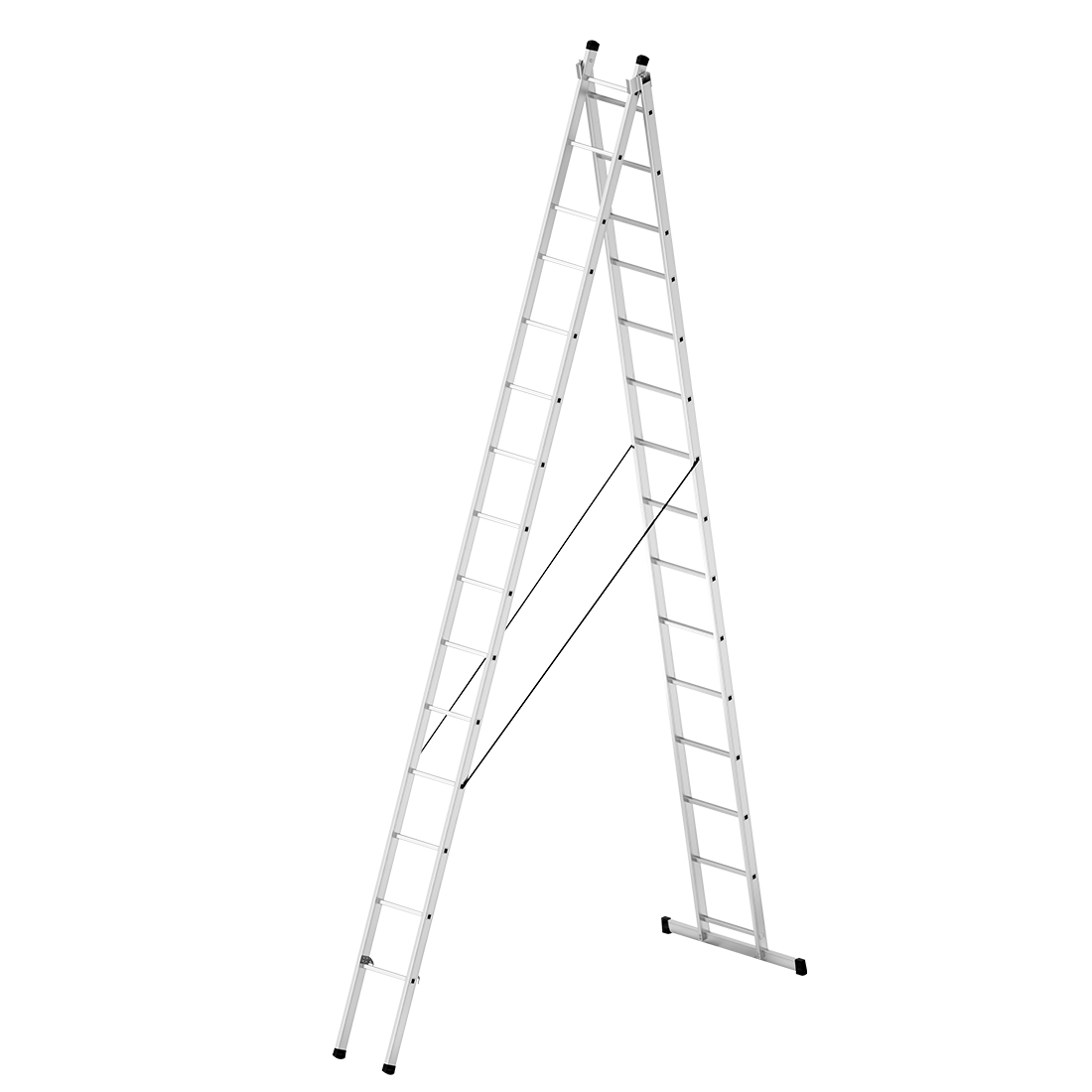 2x5 10 Metre A Tipi Sürgülü Alüminyum Merdiven