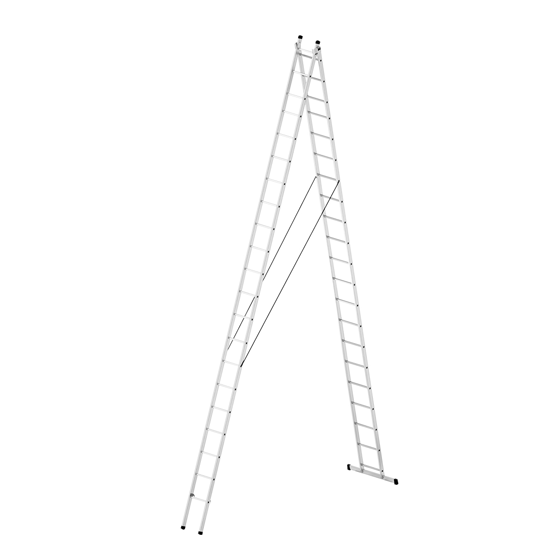 2x6 12 Metre A Tipi Sürgülü Alüminyum Merdiven