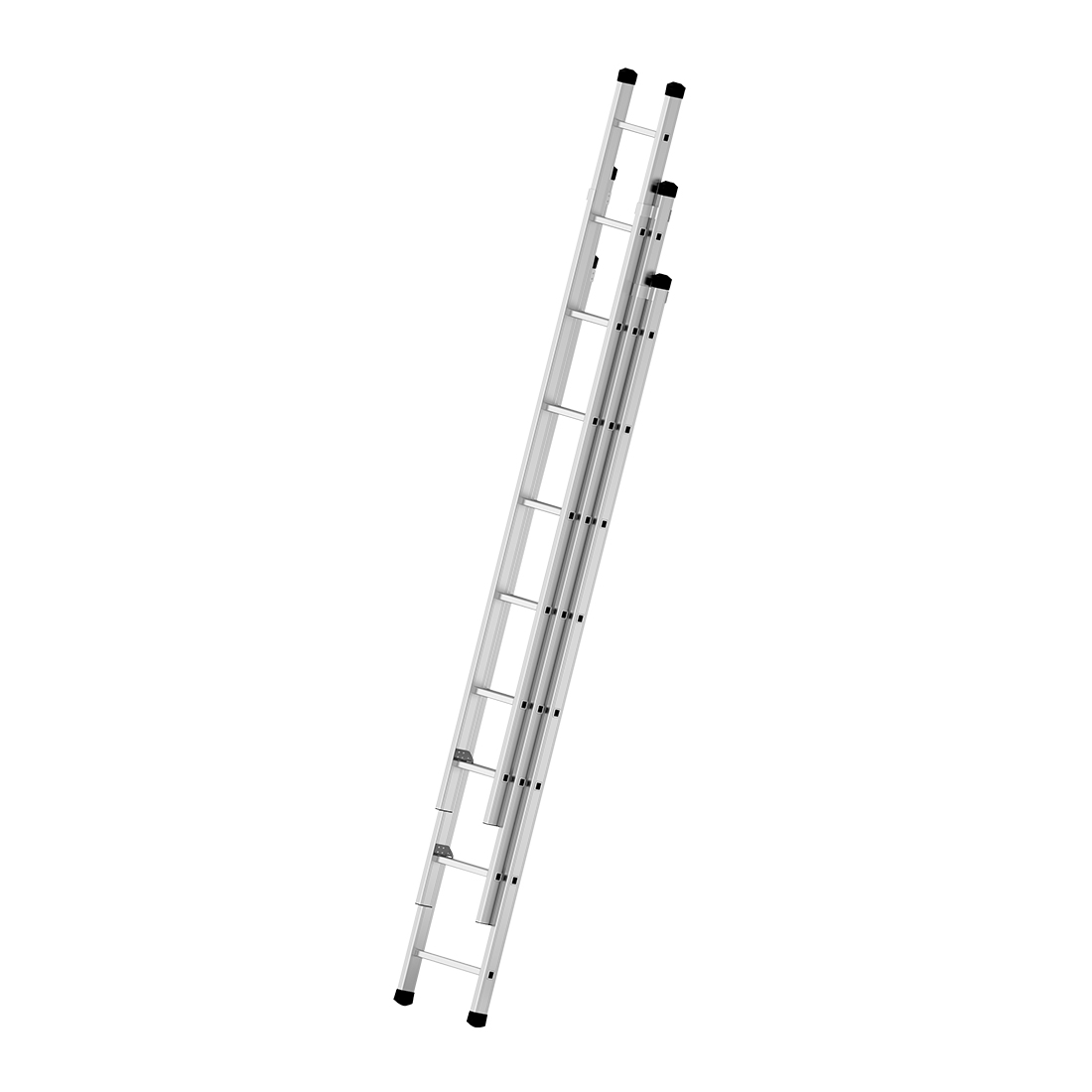 3x2,5 7,5 Metre Sürgülü Alüminyum Merdiven