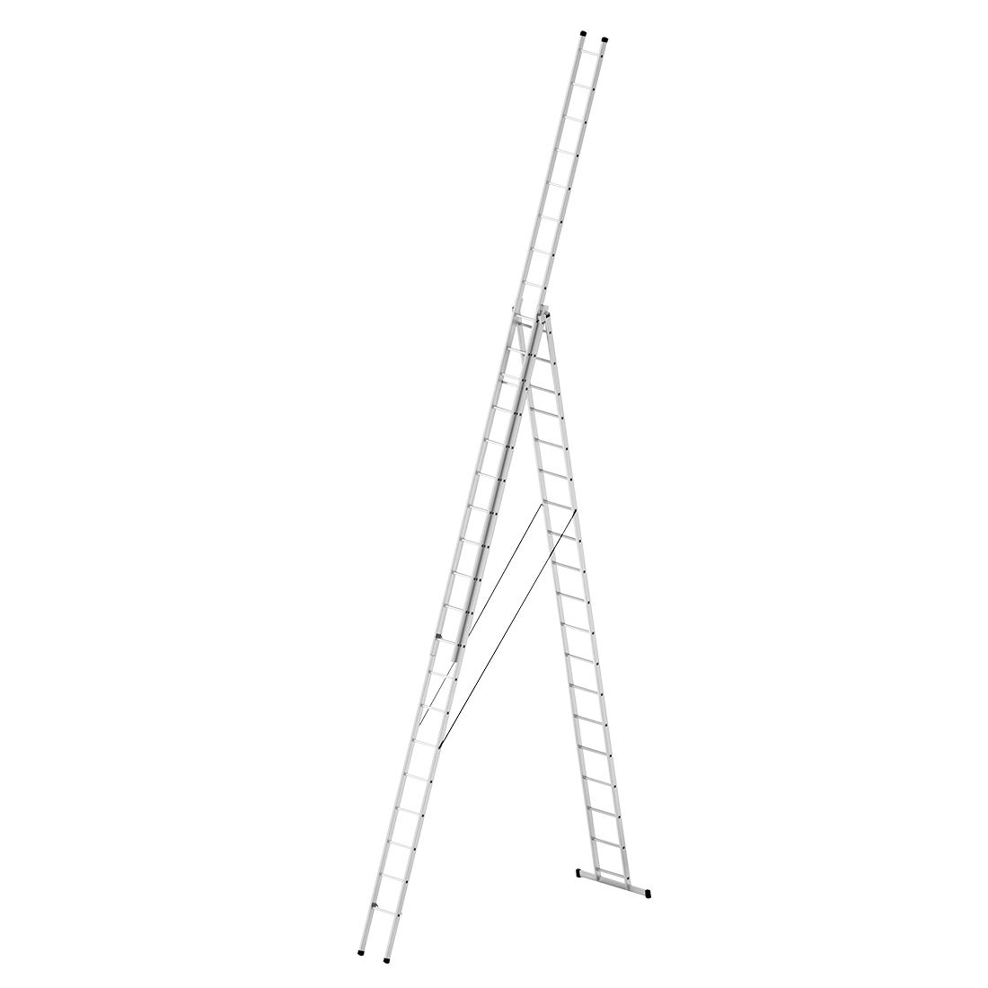 3x6 18 Metre A Tipi Sürgülü Alüminyum Merdiven