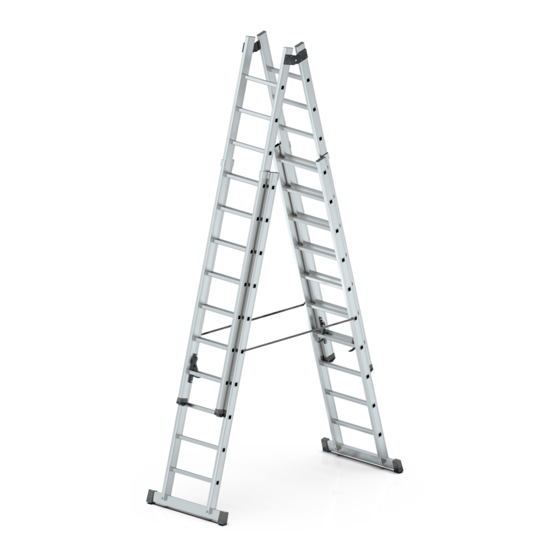 4x3 12 Metre Çift Sürgülü A Tipi Endüstriyel Merdiven