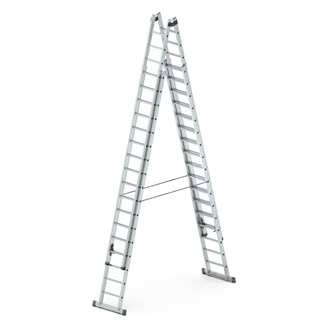 4x5 20 Metre Çift Sürgülü A Tipi Endüstriyel Merdiven