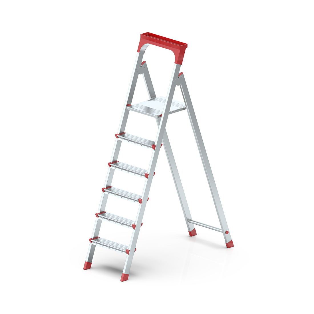 5+1 Galvanizli Profil Merdiven