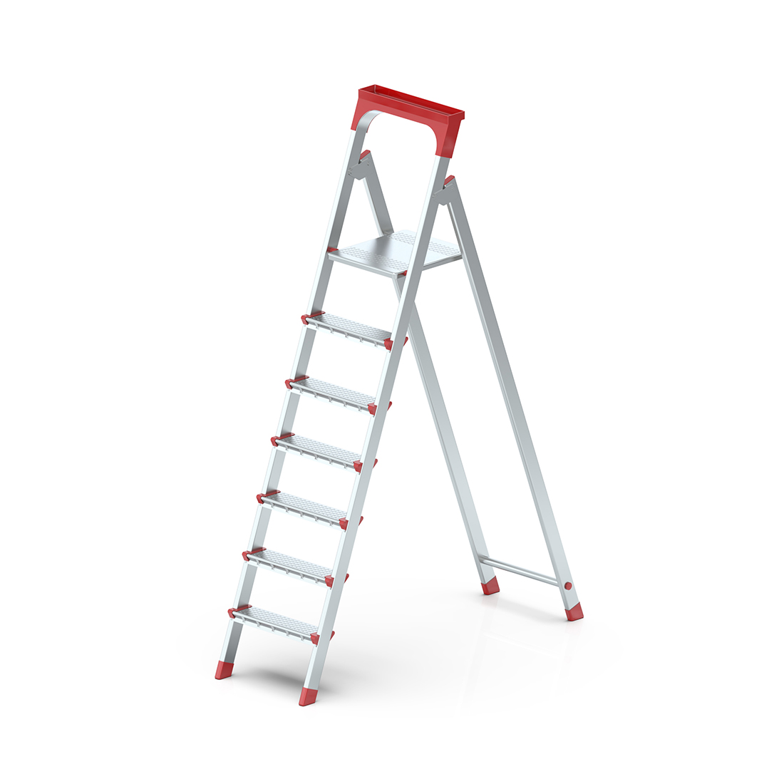 6+1 Galvanizli Profil Merdiven