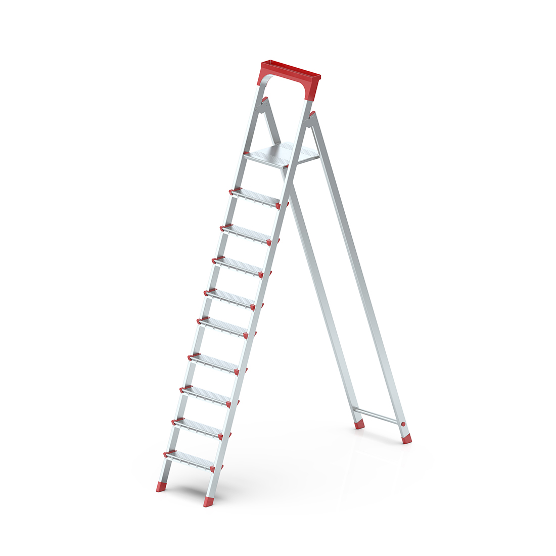 9+1 Galvanizli Profil Merdiven