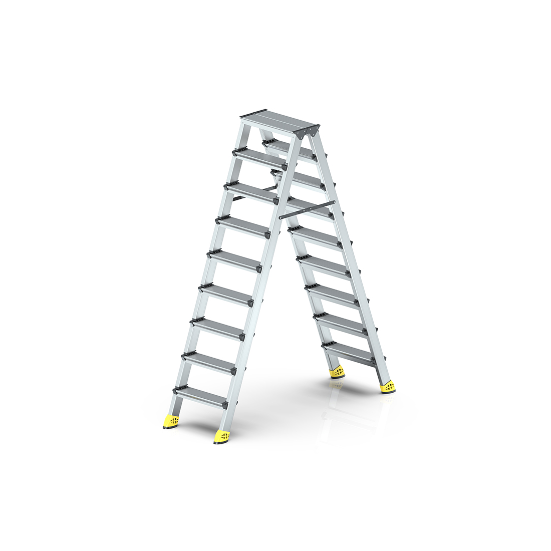 9+9 Çift Taraflı Alüminyum Merdiven